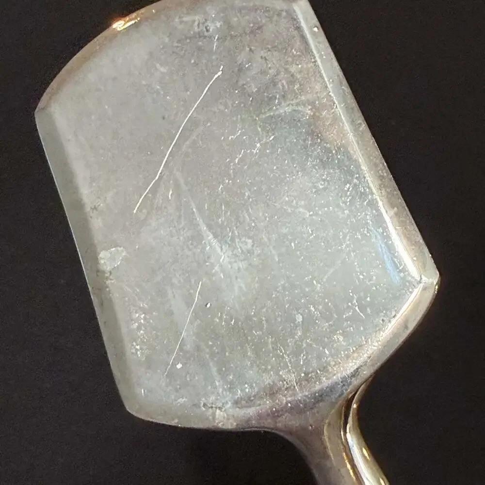 Vintage EP Zinc Silver Plated Scissor Style Pastry and Salad Serving Tongs